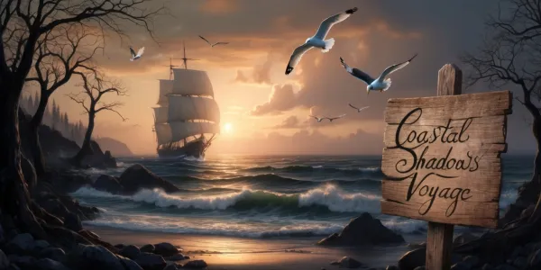 Coastal Shadows: Unfolding the Ghostly Voyage