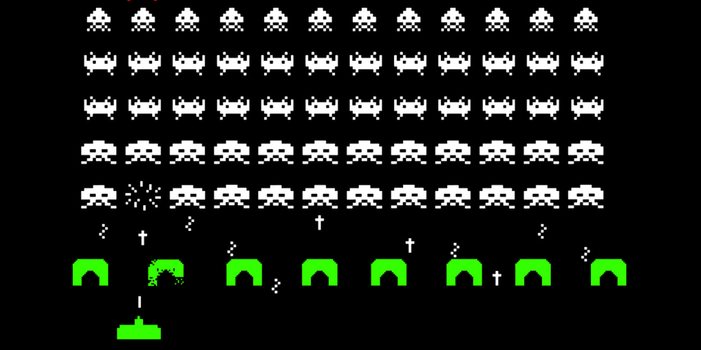 Space Invaders gameplay